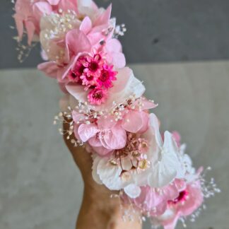 Coroniță cu hortensie conservată