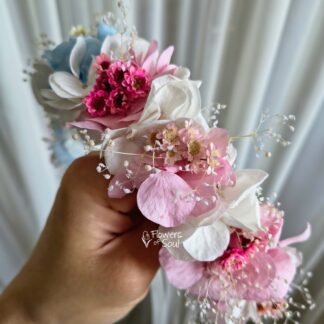 Coroniță cu flori conservate