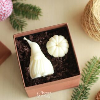 Lumânări din ceară de soia turnate manual - Mini Christmas Gift Box
