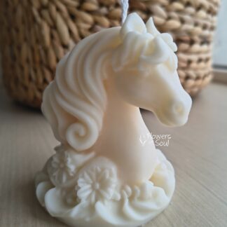 Lumânare din ceară de soia turnată manual, 120gr