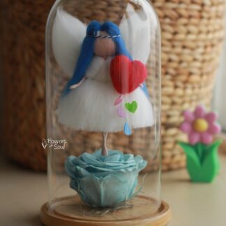 Zâna mării albastre, cu inimioară roșie sau bleu