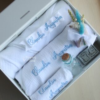 Trusou pentru botez - Baby Blue